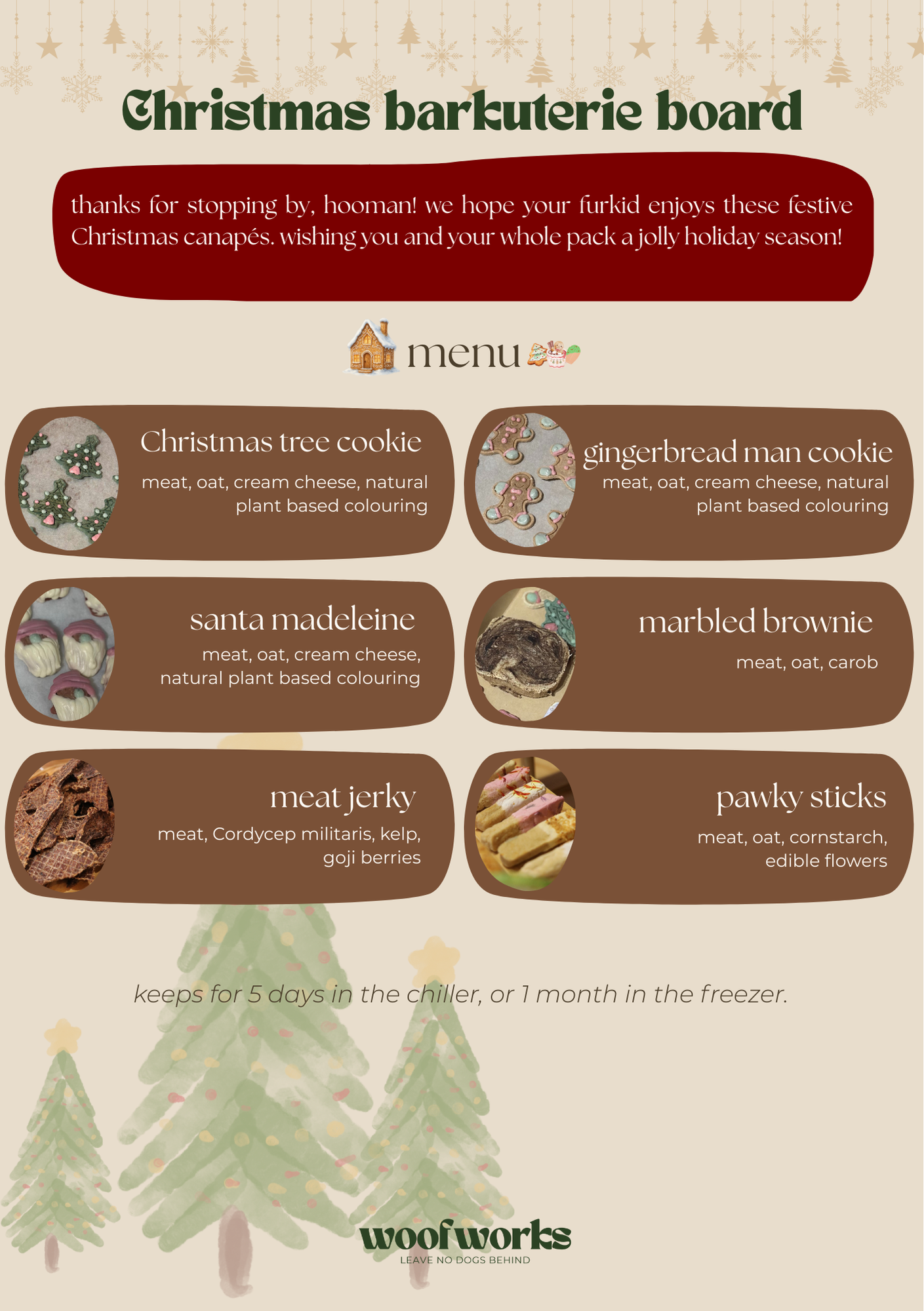 Christmas barkuterie board